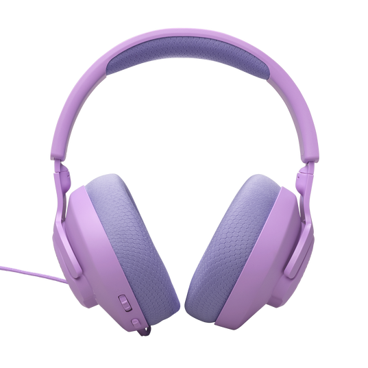 JBL Quantum 100M2 - Purple - Wired over-ear gaming headset with detachable mic and mute option - Back